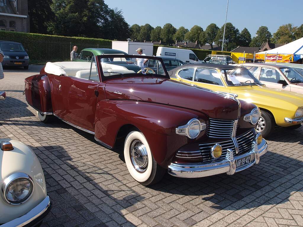 1942 Lincoln Continental Cabriolet, photographed at Zeeland, The Netherlands.